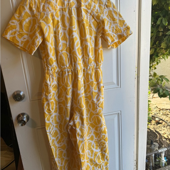 Vintage Yellow Jumpsuit - Picture 2 of 3